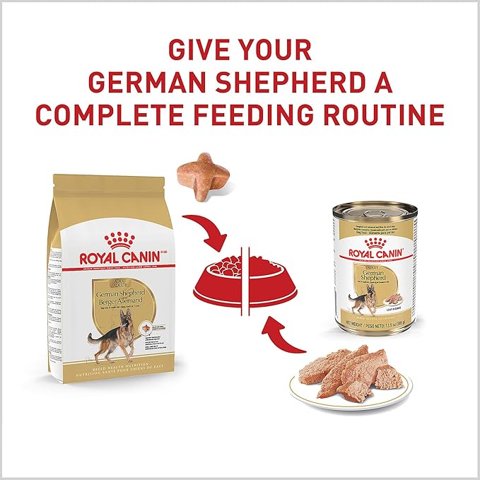Royal Canin Breed Health Nutrition German Shepherd Adult Dry Dog Food, 30 lb Bag