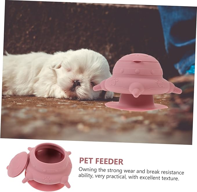 Silicone Puppy Milk Feeder Bowl with Teats for Nursing Puppies and Kittens Slow Feeder Dog Bowl Pet Feeding Station for Puppies and Pets