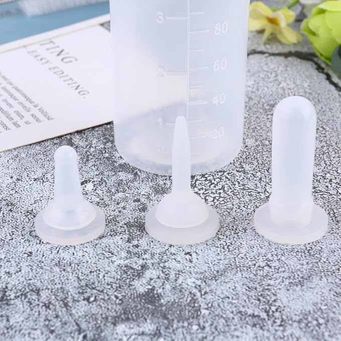 FAVOMOTO 6pcs Pet Nursing Bottles Silicone Milk Feeders with Cleaning Brush for Small Dogs Cats Puppies Kitten Newborns Portable Pet Feeding Supplies