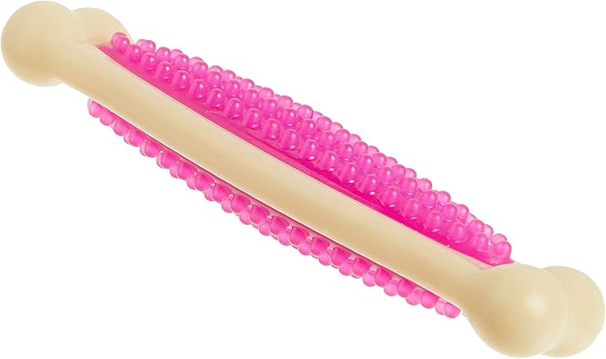 Hartz Chew 'n Clean Tuff Bone Bacon Scented Dental Dog Chew Toy - Large