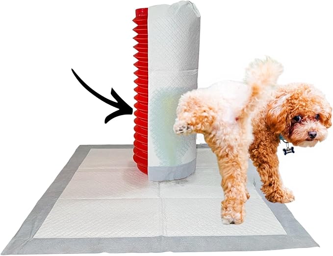 Indoor Dog Pee Post | Provides a Target to Aim | Keeps Pee on Pad | Training Aid | for All Dog Sizes