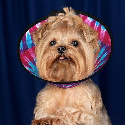 Soft Recovery Cat Cone Collar Tie Dye, Adjustable Dog Cat Cone for Cats, Puppy, and Small Dogs, Comfortable and Protective Design