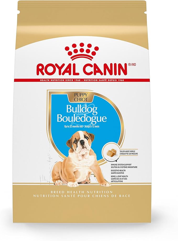 Royal Canin Bulldog Puppy Dry Dog Food, 30 lb bag