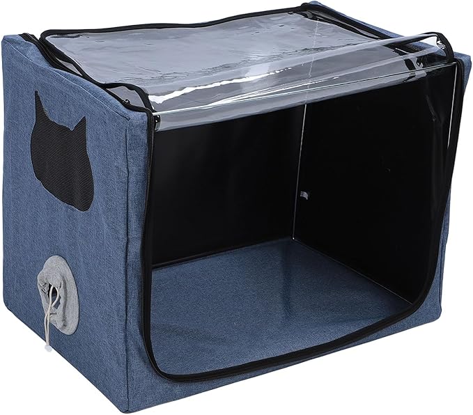 Pet Atomization Oxygen Box, Nebulization Cage, ICU for Dogs House, Puppies Convenient Cough Breathing Treatment