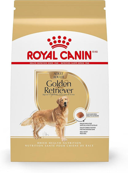Royal Canin Breed Health Nutrition Golden Retriever Adult Dry Dog Food, 17 lb Bag