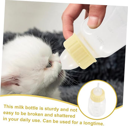 Kitten Puppy Pet Nursing Bottle Dog Kitten Feeder Bottle Set for Newborn Pets