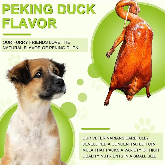 Milk Thistle for Dogs, 180 Chewable Tablets Milk Thistle Supplement for Dogs Natural Liver Support for Pets, Kidney Cleanse & Repair, Boosts Immune System Peking Duck Flavor