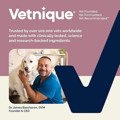 Vetnique Oticbliss Cat & Dog Ear Infection Treatment | Dog Ear Allergy Relief Drops, MicroSilver Yeast Infection Treatment for Dogs, Hydrocortisone for Itching, Redness Swelling (Ear Allergy Drops)