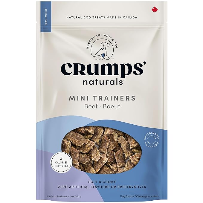 Crumps' Naturals Mini Trainers Semi Moist Beef 4.7oz