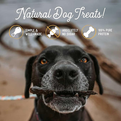 Beg & Barker Beef Liver Jerky for Dogs (10 Ounce, Pack of 2) - Dog Training Treats - Natural Dog Treats Made in The USA - Grain Free, Diabetic-Friendly, High Protein, Sugar-Free