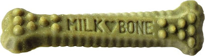 Milk-Bone Brushing Chews Original Chicken Flavor Daily Dental Dog Treats, Small/Medium, 7.1 Oz. Bag (Pack of 5) Dog Treats, Fresh Breath, Small/Medium, 7.1 Oz. Bags, 9 Bones Per Bag (Pack of 5)