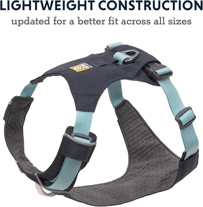 Ruffwear, Hi & Light, Everyday Lightweight Dog Harness, Trail Running, Walking, Hiking, All-Day Wear, Basalt Gray, XX-Small