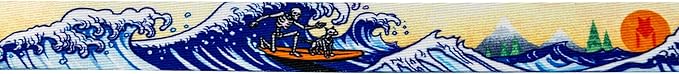 Wolfgang Heavy Duty Dog Leash, Pull-Tested for Walking & Training, MountainWave Print, Dual Handle Large