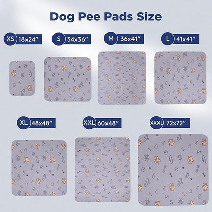 Washable Pee Pads for Dogs, Extra Large 60"x48" Super Absorbent Reusable Training Dog Pads, 100% Waterproof Non-Slip Dog Pee Pads Whelping Pads Dog Playpen Pads Extra Dog Pads Large Dog Mat Giant Pads