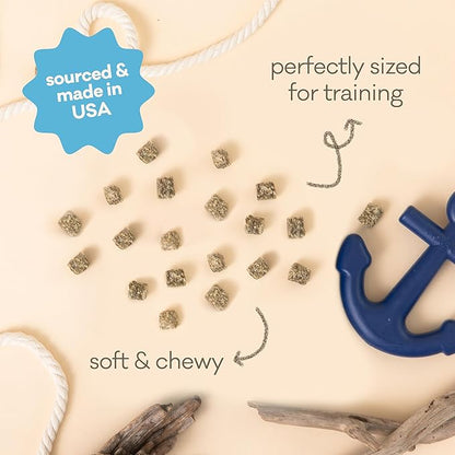 Polkadog Wonder Nuggets Soft & Chewy Dog Treats - Wild-Caught Whitefish & Kelp, All Natural, Limited Ingredient, Premium Training Treats for All Breeds, Great for Allergies, Made in USA - 10oz