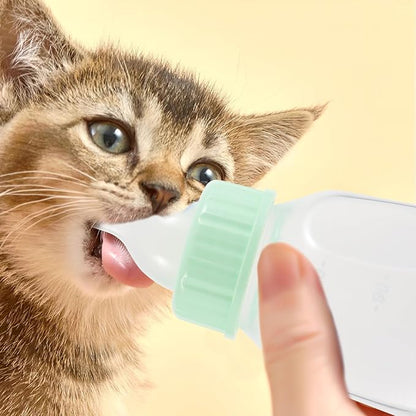 Beaupretty Small Pet Nursing Bottle Kit Milk Feeder for Puppies Kittens Hamsters Lightweight Portable Feeding Set for Newborn Animals