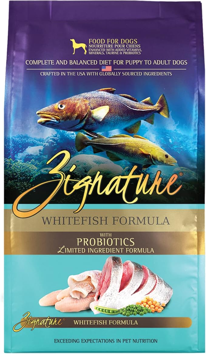 Zignature Whitefish Limited Ingredient Formula Dry Dog Food 4lb