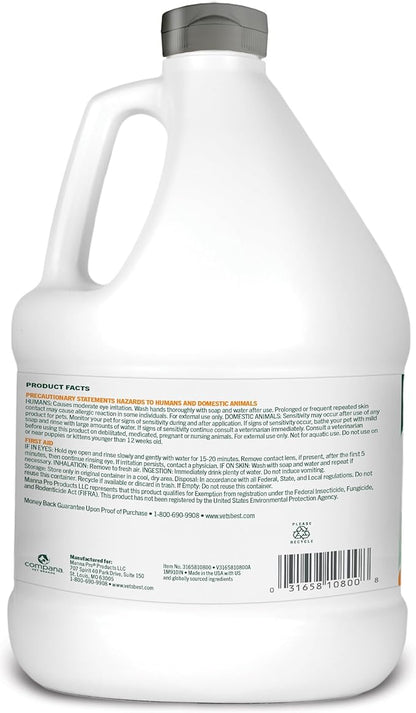 Vet’s Best Flea and Tick Home Spray – Plant-Based Flea and Tick Treatment for Dogs and Indoor Use – Natural Essential Oil Spray for Flea Control in the Home – Made in USA – 96 oz Refill