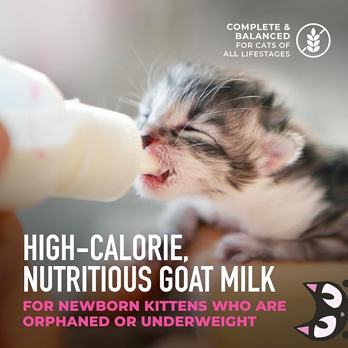 Tiki Cat Baby Milk Replacer, Goat Milk, 6 oz. Spout Pouch (6 Count)