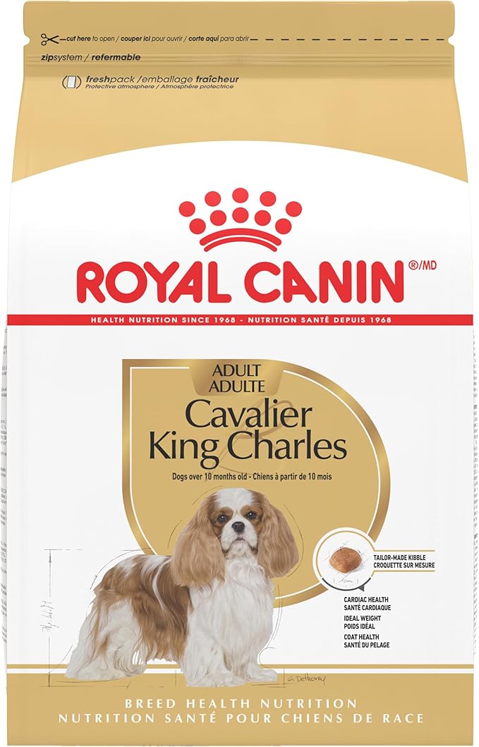 Royal Canin Breed Health Nutrition Cavalier King Charles Spaniel Adult Dry Dog Food, 10 lb Bag