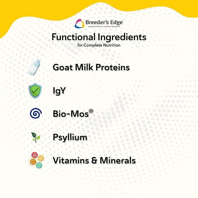 Breeder's Edge Foster Care GM - Goat Milk Based Powdered Milk Replacer - Puppies , Kittens , Cats & Dogs Formula - Easy Digestion - 5 lb