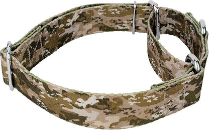 Country Brook Petz - Desert Viper Camo Martingale Dog Collar and Leash - Camouflage Collection Featuring Rugged Designs (1 Inch, Extra Large)