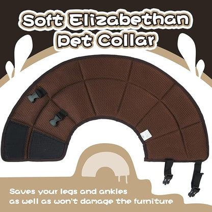 Dog Cone Collar Soft Cone for Medium Dogs After Surgery Adjustable Elizabethan Collar for Dogs to Stop Licking Wounds, Biting Stitches Professional Pet Recovery Cones E-Collar for Dog