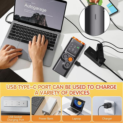 Dog Bark Deterrent Devices, Ultrasonic Anti Barking Device for Dogs Can Stop Bad Behavior, Portable Dog Training Device, with HD Display and LED Flashlight, No Need Yell Or Swat, Just Point to A Dog