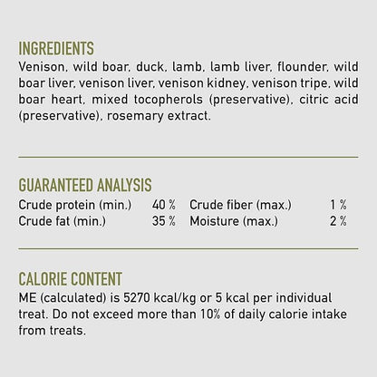 ORIJEN Grain Free High Protein Freeze Dried Dog Treats Tundra Recipe 8oz Bag