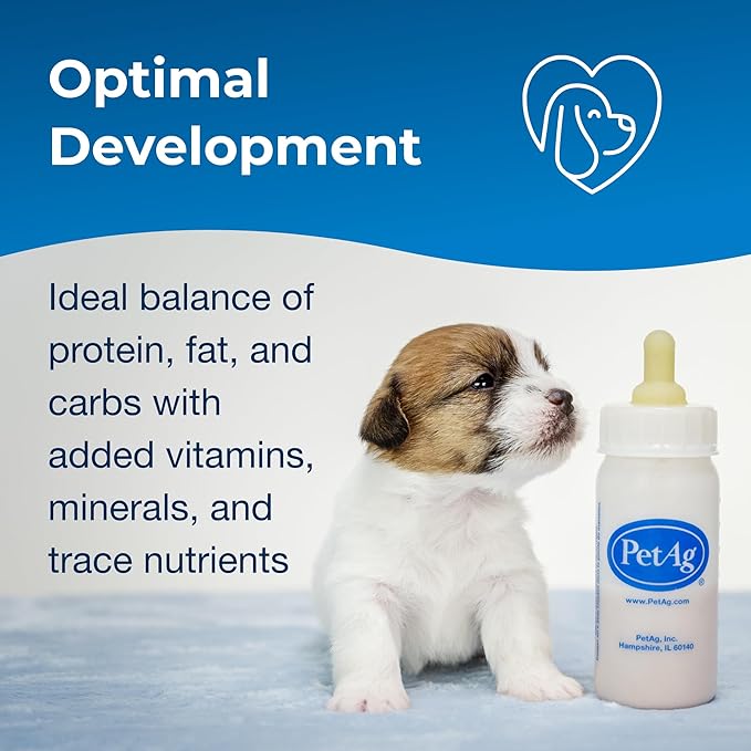 PetAg Esbilac Puppy Milk Replacer Liquid - 11 oz, Pack of 12 - Ready-to-Feed Puppy Formula with Vitamins for Puppies Newborn to 6 Weeks Old - Easy to Digest