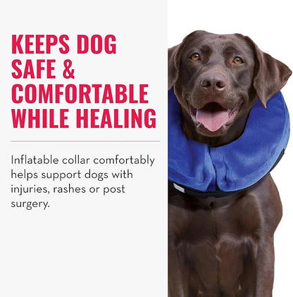 KONG - Cloud Collar - Inflatable Collar - For Injuries, Rashes and Post Surgery Recovery - For Large Dogs
