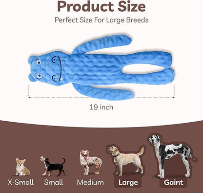 SHARLOVY No Stuffing Dog Toys 5 Pack, Crinkle Interactive Dogs Toy for Boredom, Puppy Toys for Teething to Keep Them Busy, Cute Squeaky Dogs Toy for Small, Medium, and Large Breed