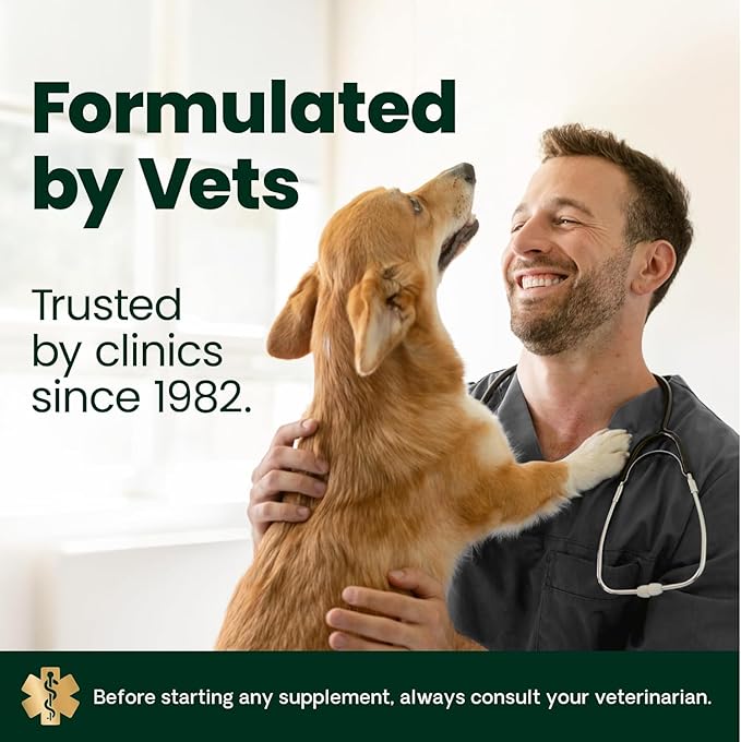 VetriScience Extra Strength Healthy Skin & Coat Chews, Omega Plus Supplement for Dogs, with Balanced Omega 3, 6, 9, Fish Oil and Biotin, Skin Health, Coat Growth and Shine, Duck, 40 Count