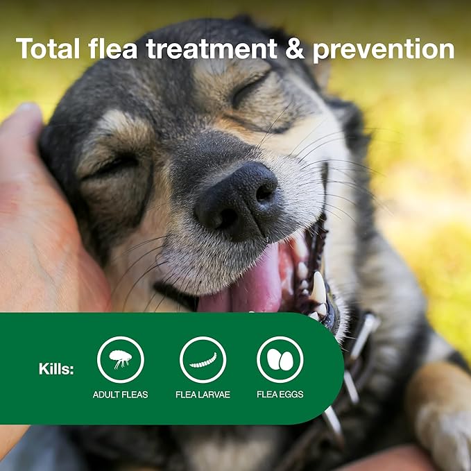 Advantage II Medium Dog Vet-Recommended Flea Treatment & Prevention | Dogs 11-20 lbs. | 4-Month Supply