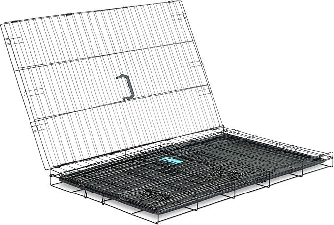 Carlson Pet Products Single Door Metal Dog Crate, Intermediate 36" Dog Crate for Medium to Large Dogs, Foldable Collapsible Dog Kennel with Removable Tray, Portable Wire Dog Cage for Training & Travel
