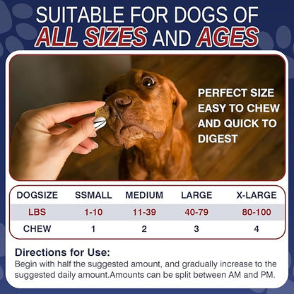 Dog Allergy Support Chews 200 CT, Dog Skin and Itchy