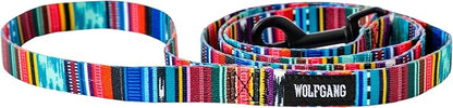 Wolfgang Heavy Duty Dog Leash, Pull-Tested to Over 800 lbs for Walking & Training, Quetzal Print, Small