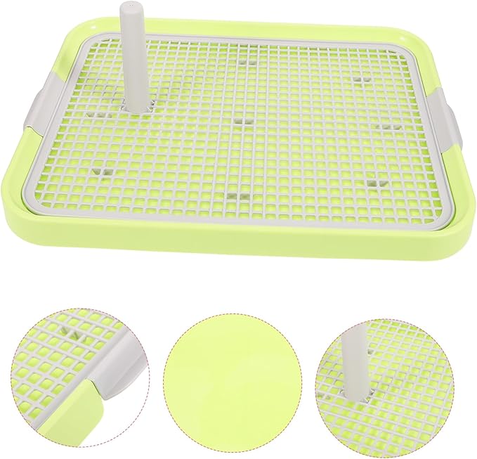 LIOOBO Pet Toilet Training Potty Small Portable Dog Potty Tray Easy to Clean Non-Slip for Indoor Use