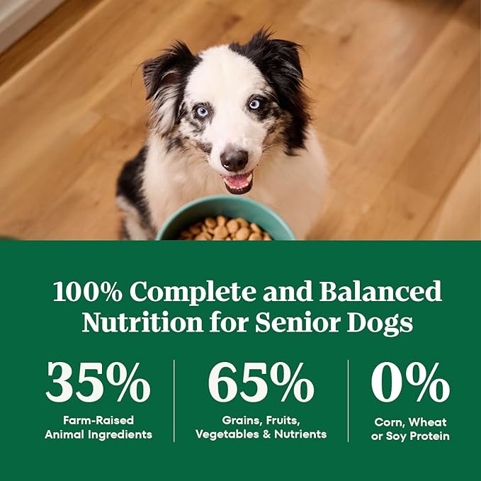 Nutro Natural Choice Senior Dog Food, Lamb & Brown Rice Recipe, 4.5 lb. Bag (Pack of 2)