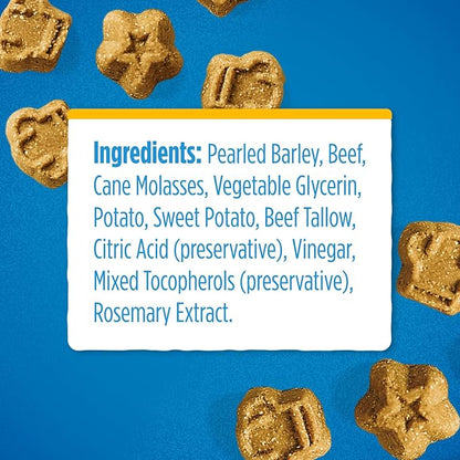 Blue Dog Bakery Perfect Trainers, Mini Dog Training Treats, Soft & Chewy Beef, Healthy Treats, All Natural Ingredients, 6 oz (Pack of 2)