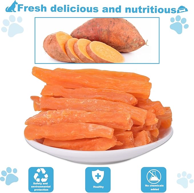 Soft Dog Treats Chicken Sweet Potato Sticks Puppy Easy to Digest Training Snacks Sweet Potato Sticks 2lb