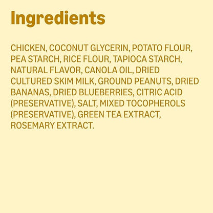 Amazon Basics Peanut Butter & Banana Flavor Training Treats for Dogs, 2 Pound (Pack of 1) (Previously Wag)