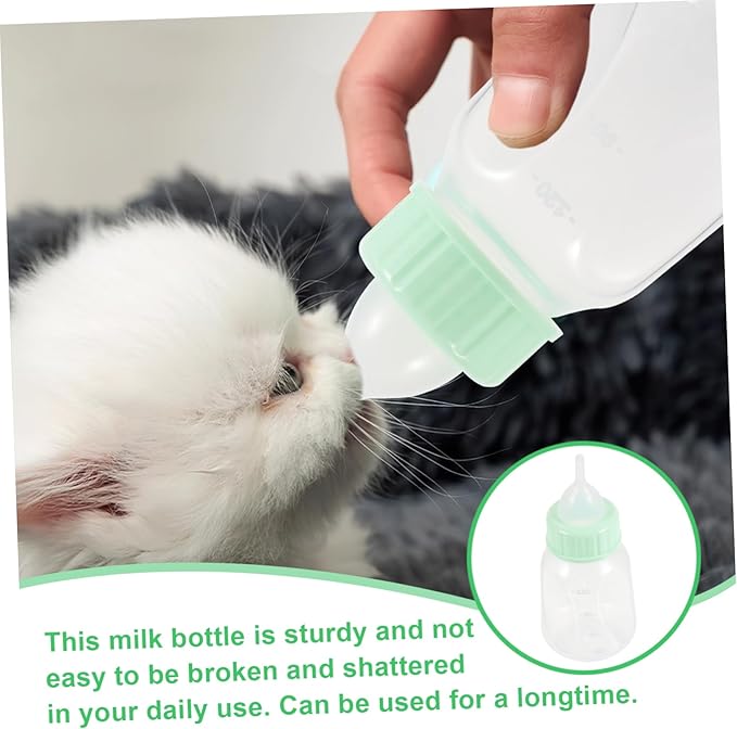 1set Cat and Dog Nursing Bottle Kit Portable Pet Feeding Milk Bottle Set for Kittens Puppies and Small Animals Easy to Clean Lightweight Feeding Tool