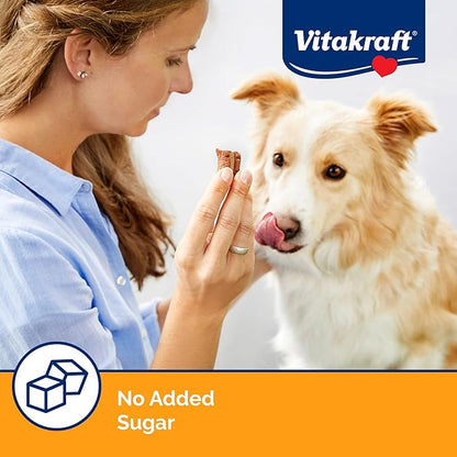 Vitakraft Meaty Morsels Treats for Dogs - Chicken with Chicken Sausage - Super Soft Dog Treats for Training - Two Layers of Gently Oven-Baked Meaty Goodness