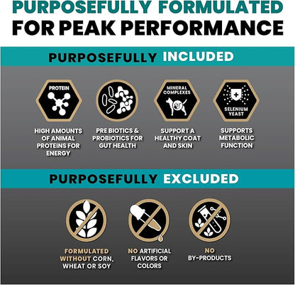 VICTOR Super Premium Dog Food – Hi-Pro Plus Dry Kibble – High Protein Dog Food with 30% Protein – Beef, Chicken, Pork, Fish Meals, Gluten Free - for High Energy and Active Dogs & Puppies, 5lbs