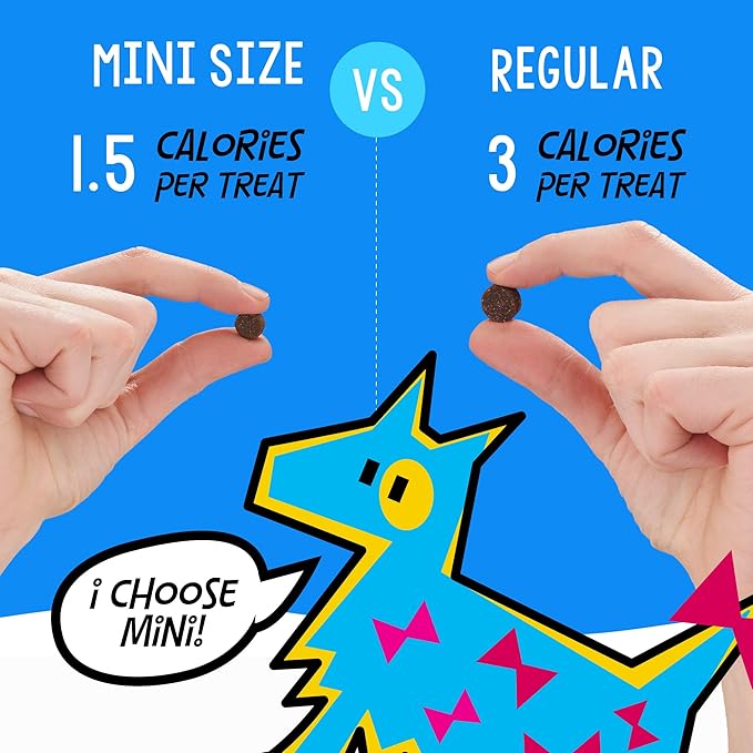 Crazy Dog Mini Train-Me! Training Treats 10 oz. Bag, Chicken Flavor, with 500 Treats per Bag, Recommended by Dog Trainers
