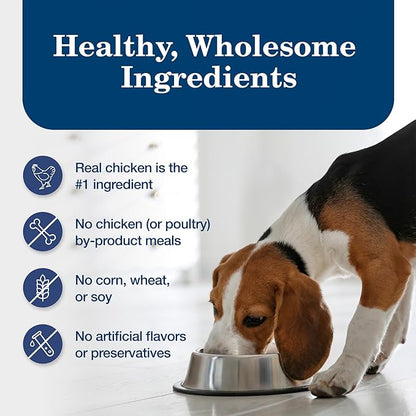 Blue Buffalo Homestyle Recipe Adult Wet Dog Food, Made with Natural Ingredients, Chicken Dinner with Garden Vegetables, 12.5-oz Can (Pack of 12)
