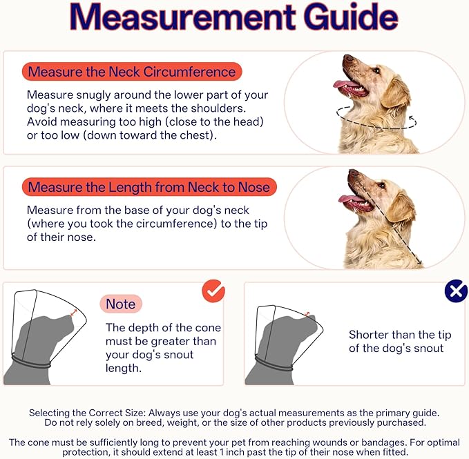 Comfortable Dog Cone - Soft XL Dog Cone Collar for Large Dogs,Adjustable Recovery Cone for Dogs to Stop Licking,Cute Pet Head Neck Elizabethan Cone,Cone Alternative After Surgery,XL,Blue