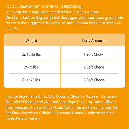 Calming Chews for Dogs - for Everyday Stress, Relaxation, Composure, and Separation Chicken Flavor 120 Count