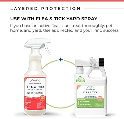 Wondercide Peppermint Flea & Tick Spray for Pets Plus Home with Natural Essential Oils 16 fl. oz.